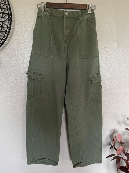 Princess Polly Pants - 🍂 Princess Polly Women’s Olive Cargo Pants - Utility Pocket Trousers